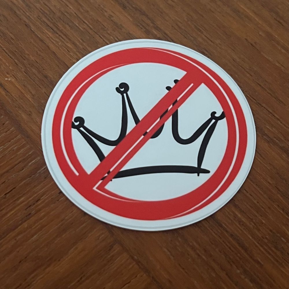 "No Kings" Stickers